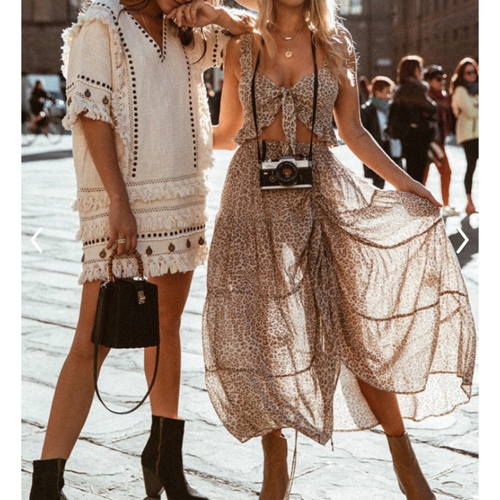 SOLD🌟 Spell & the Gypsy Alphie Smock Mini Dress - Picture 2 of 16